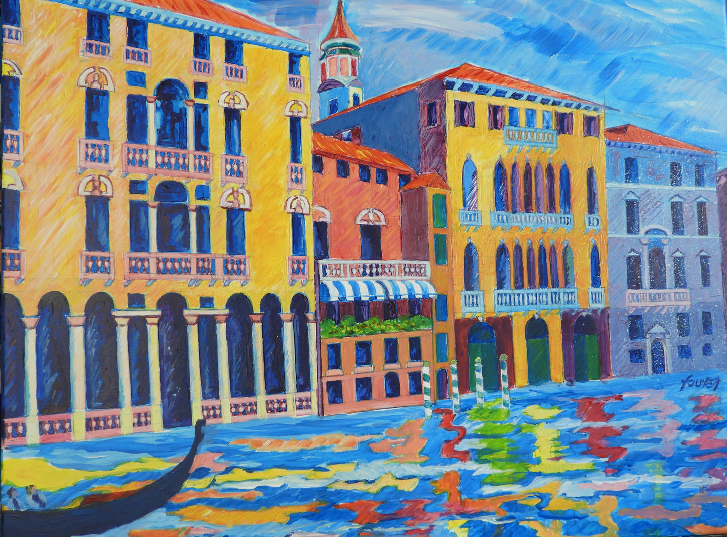 Le grand canal à Venise